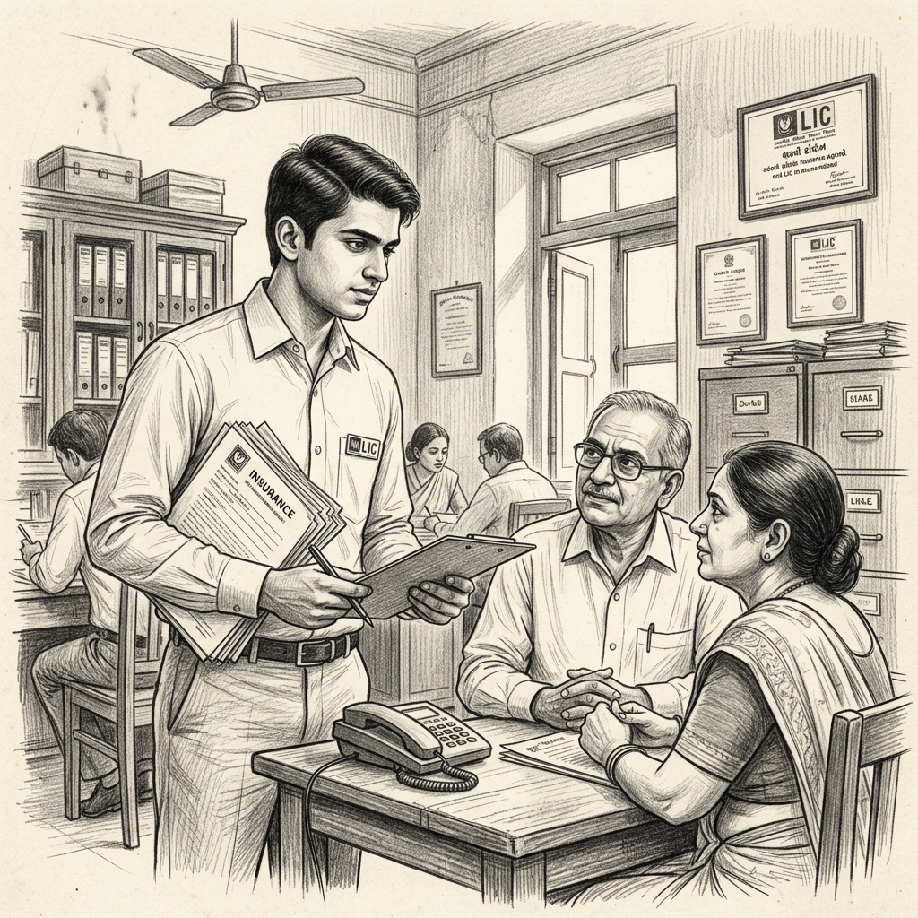 LIC Agent Sketch